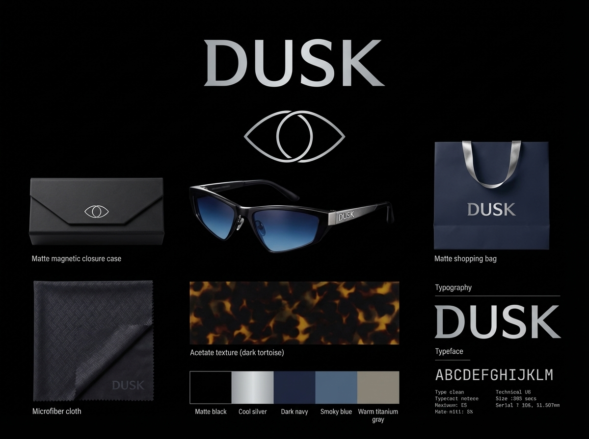 DUSK brand identity